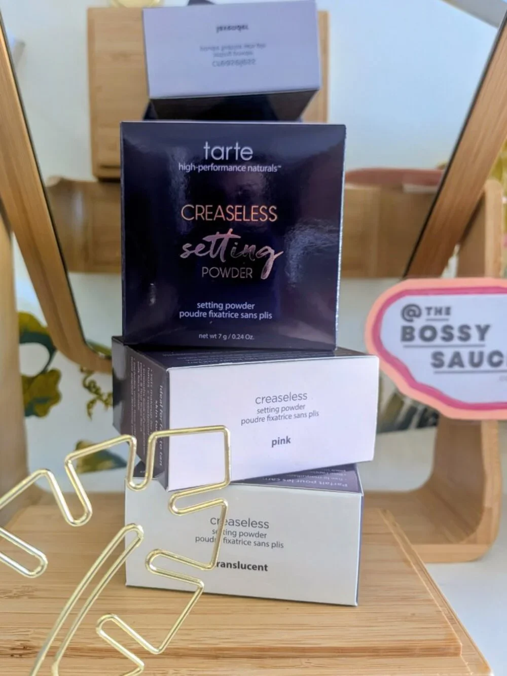tarte Creaseless Loose Setting Brightening Powder - Pink, Lavender, Translucent